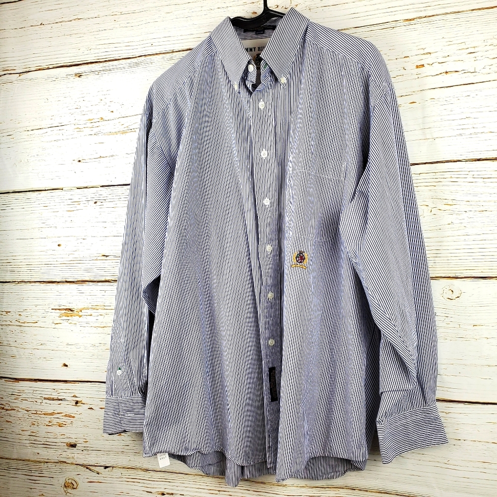 Tommy Hilfiger Striped Button Down Shirt - Picture 3 of 3